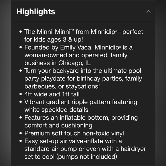 MINNIDIP Pool Minni-Minni - Gradient Splash
Discontinued style so cute!! - Picture 4 of 5